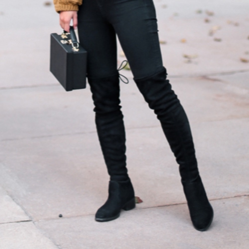 Charles David Gammon Over Knee Boots